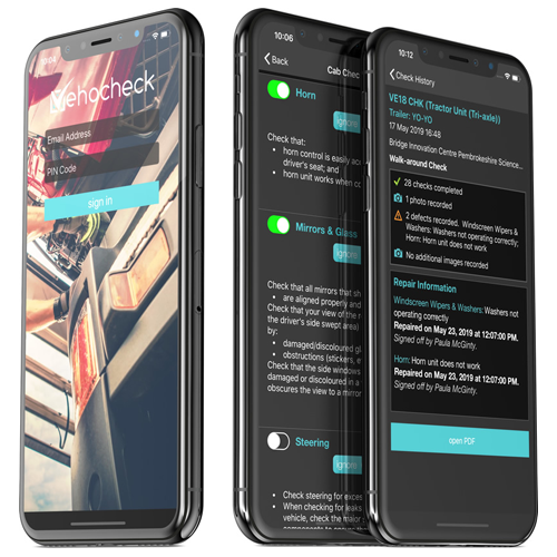 Vehocheck-defect-reproting-app Vehocheck and DVSA Earned Recognition