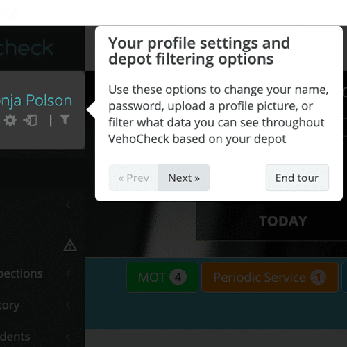 Vehocheck-product-tour3 Vehocheck defect reporting free set up