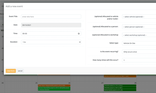Vehocheck-automatic-scheduling